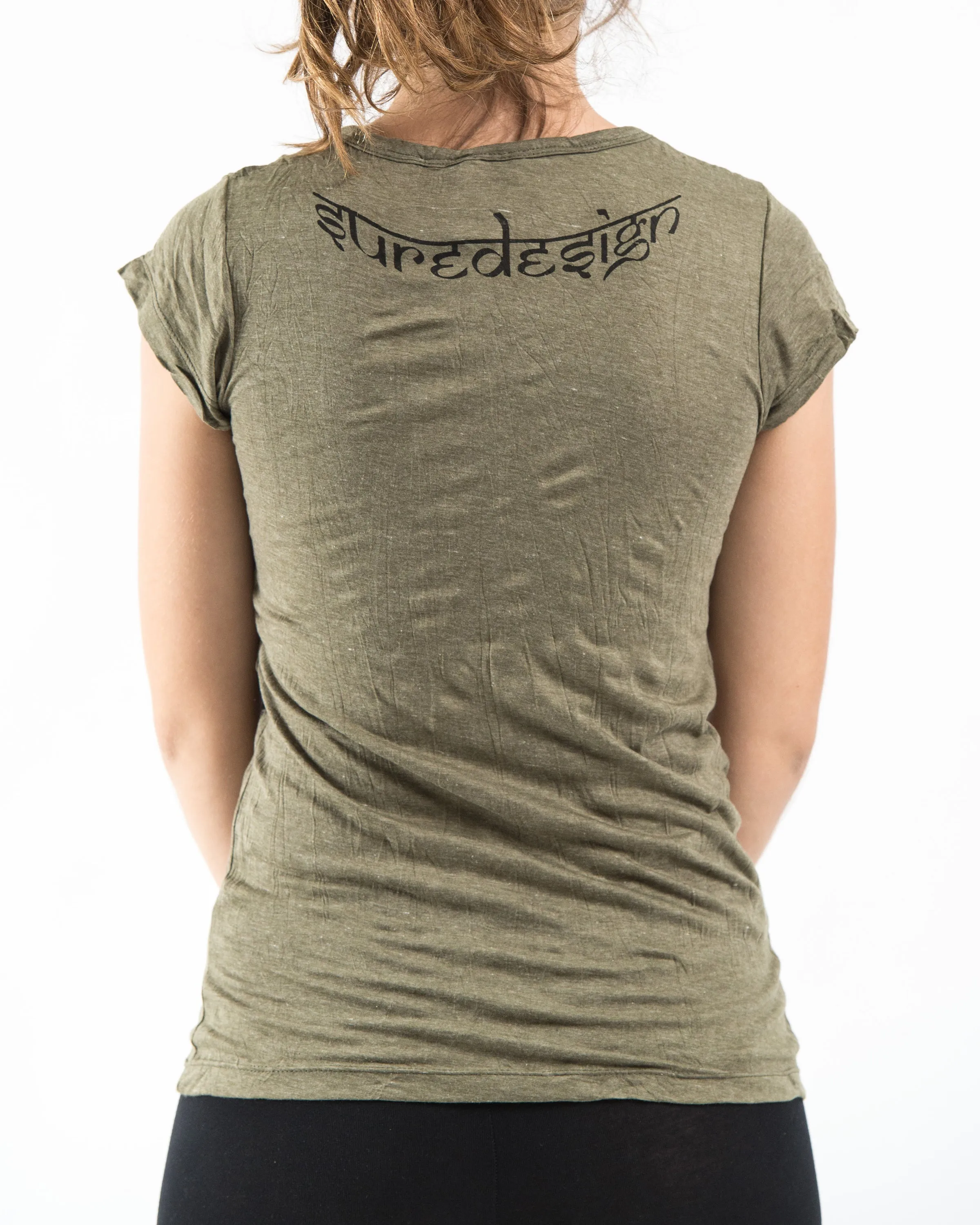 Womens Octopus T-Shirt in Green